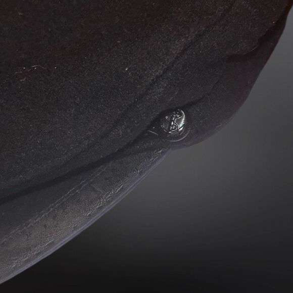 Vintage 1829 Fisherman's Black Gronlands Skipper Wool Cap Made In Denmak - Picture 3 of 6